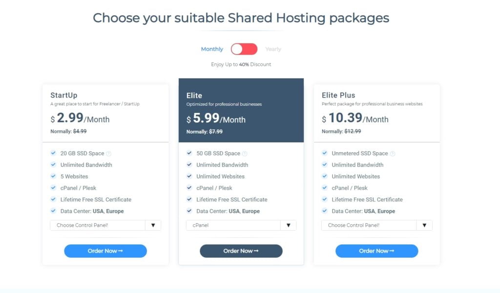 Hosting Packages