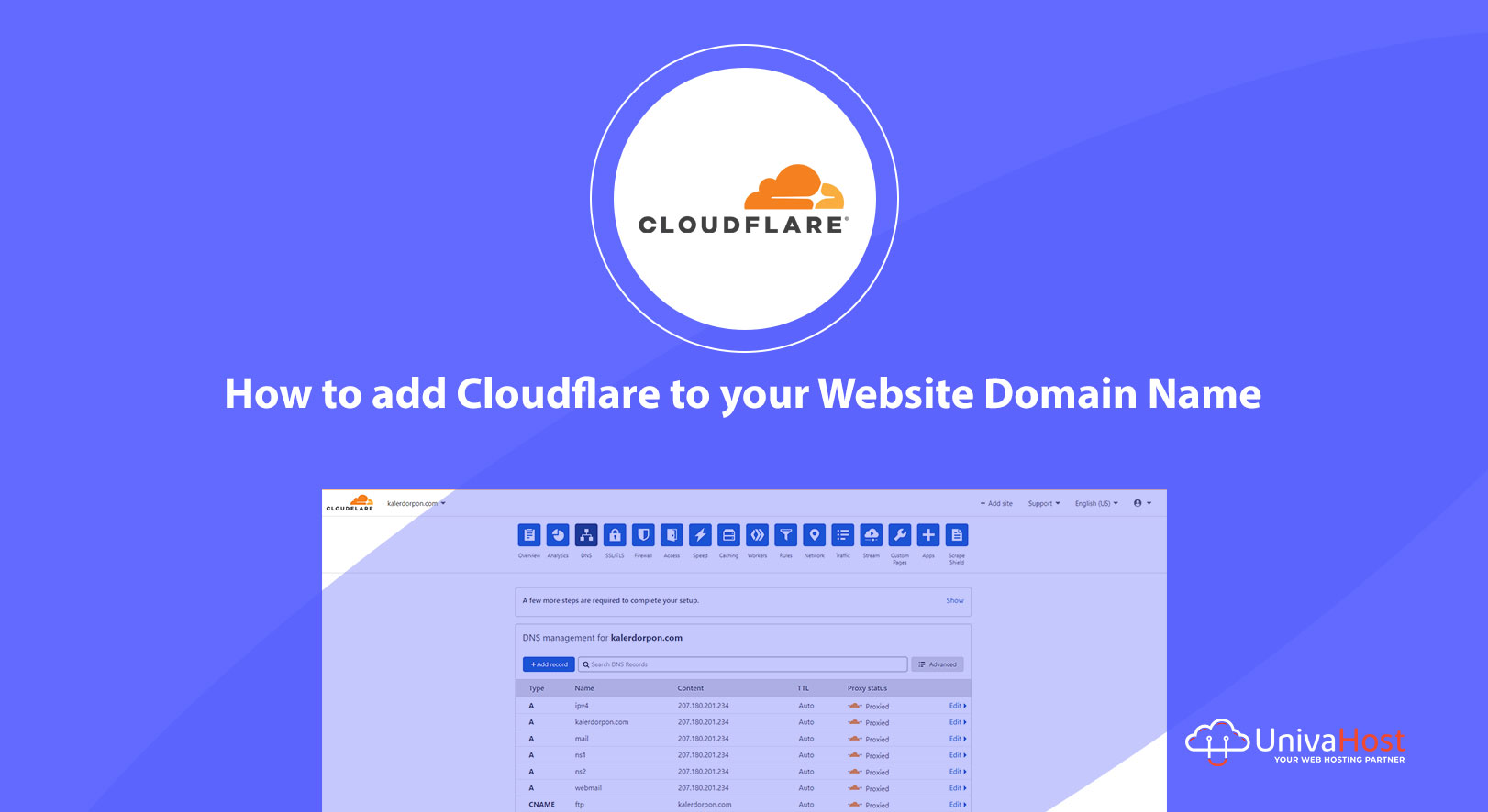 How To Add Cloudflare To Your Website Domain Name